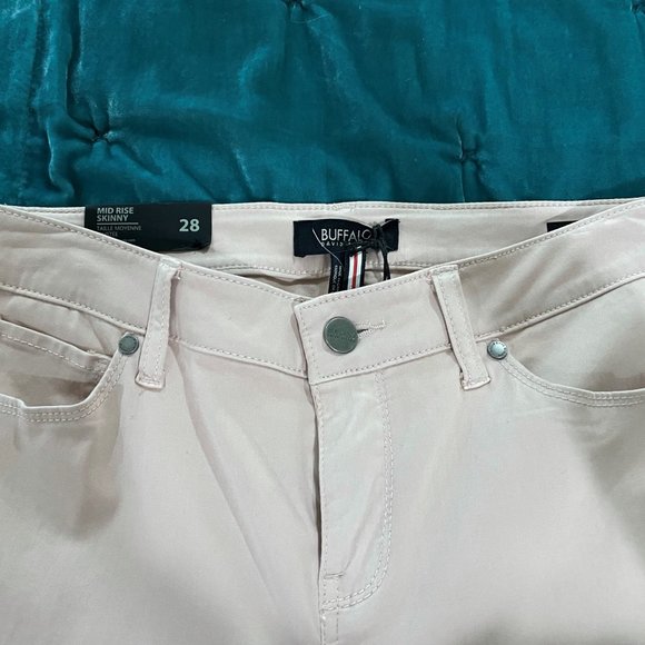 NWT Buffalo David Bitton Mid Rise Jeans Pink - 28 - Picture 3 of 5